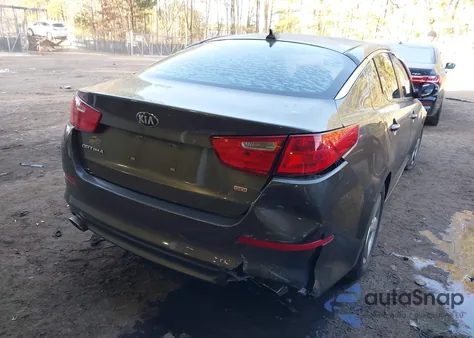 2014 Kia Optima Lx z USA, uszkodzony, nr VIN 5XXGM4A77EG311761